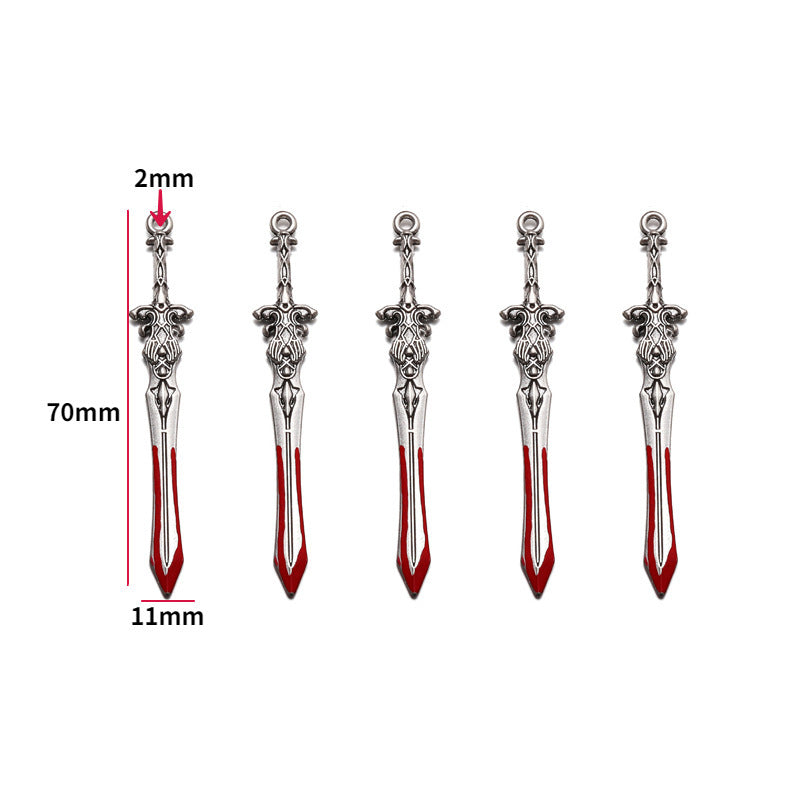 Wholesale 10pcs  Jewelry Accessories 20 Anime Weapons Decorations