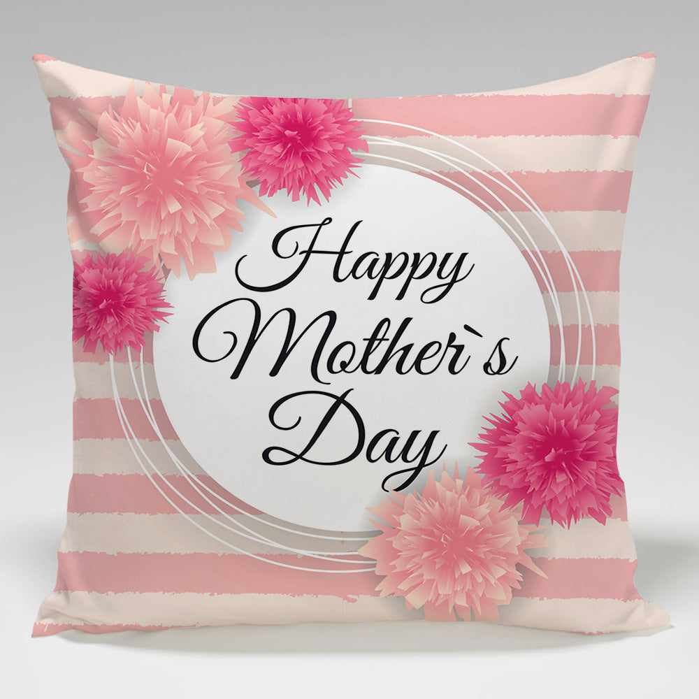 Wholesale Mother's Day Linen Throw Pillow Cases