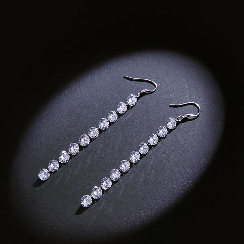 Wholesale Long Diamond Earrings