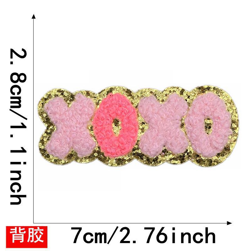 Wholesale Embroidered Patch Set Of 14 Decorative Fashion Accessory For Bags Clothing Gift Boutique Resale