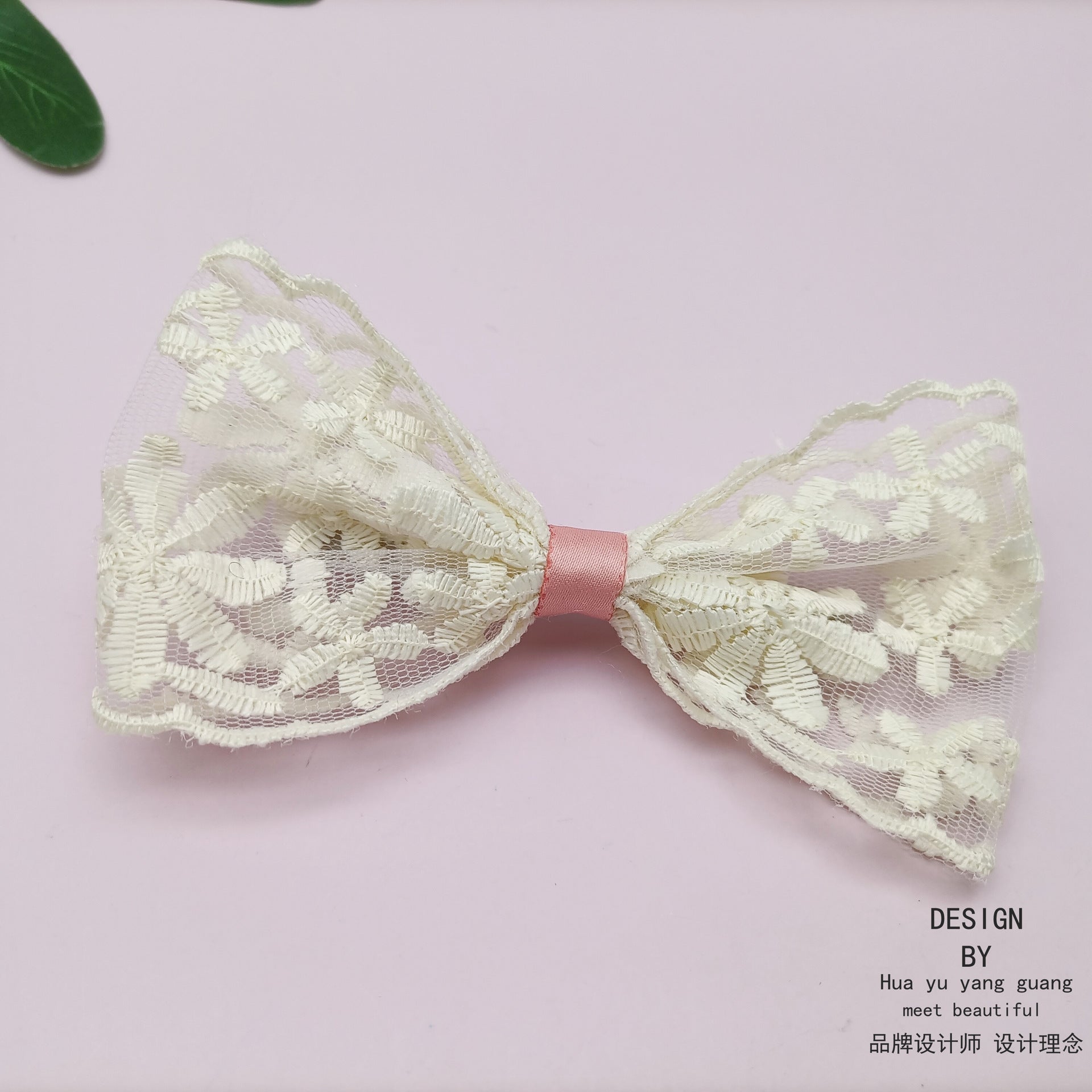 Wholesale Large Bow Chiffon Floral Head Clip