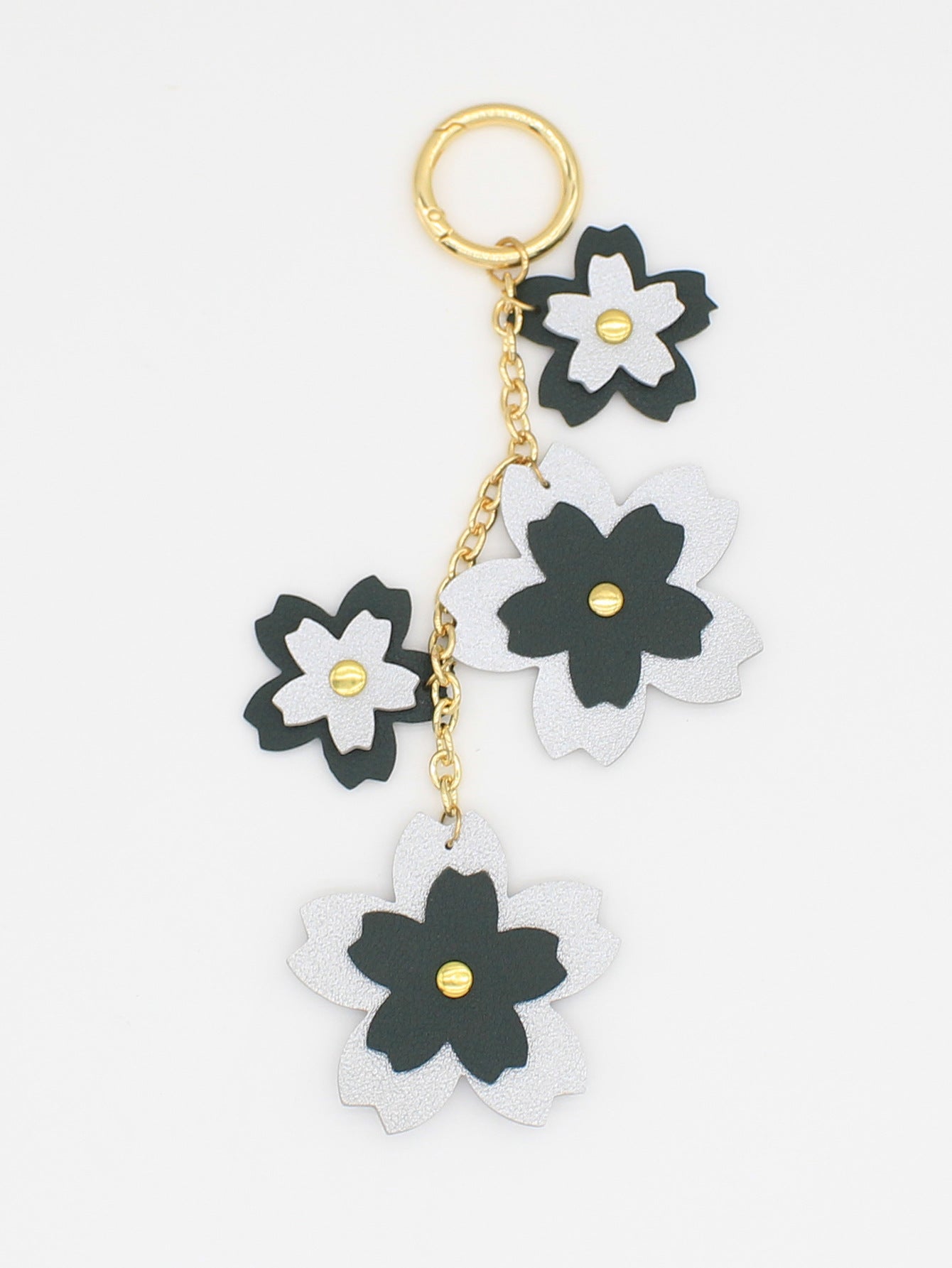 Wholesale PU Flower Keychain Bag Charm Phone Strap Cute Petal Design Trendy Sweet Everyday Accessory