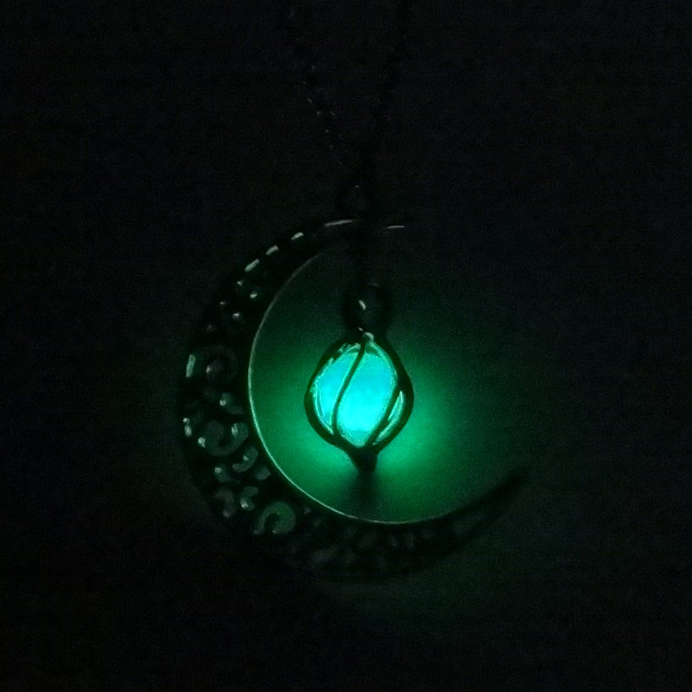 Wholesale Alloy Luminous Hollow Necklaces