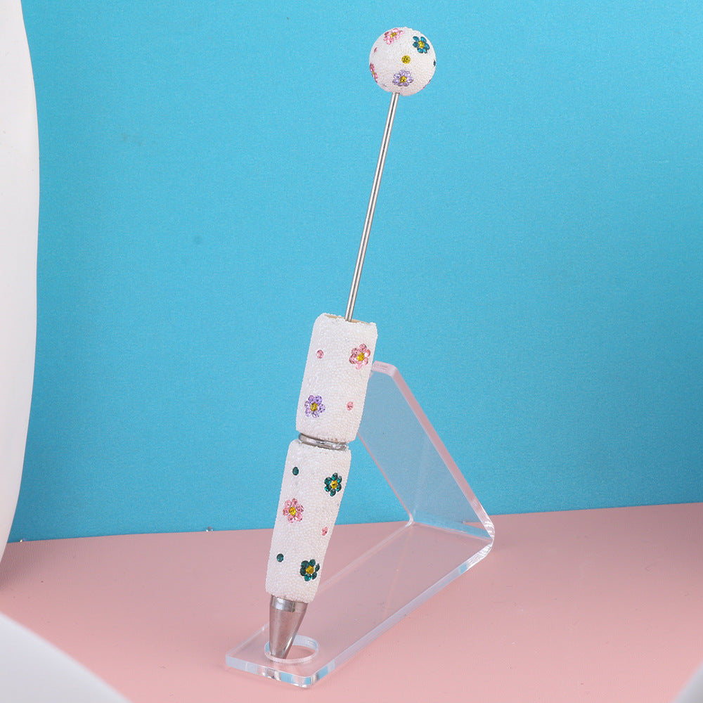 Wholesale 5pcs Colorful pearl daisy beadable pens
