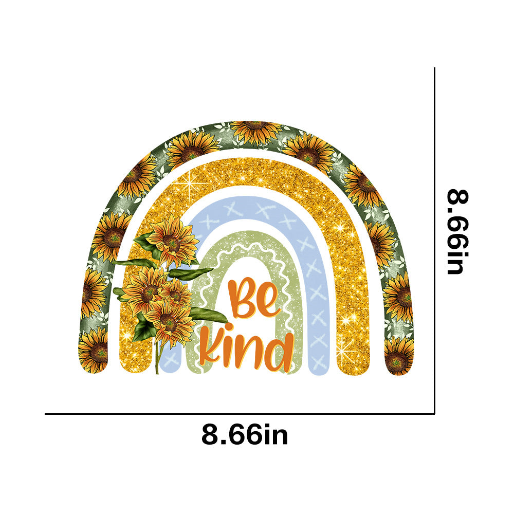 Wholesale 10pcs Butterfly and sunflower print UV DTF Ready to Press Transfers Wraps