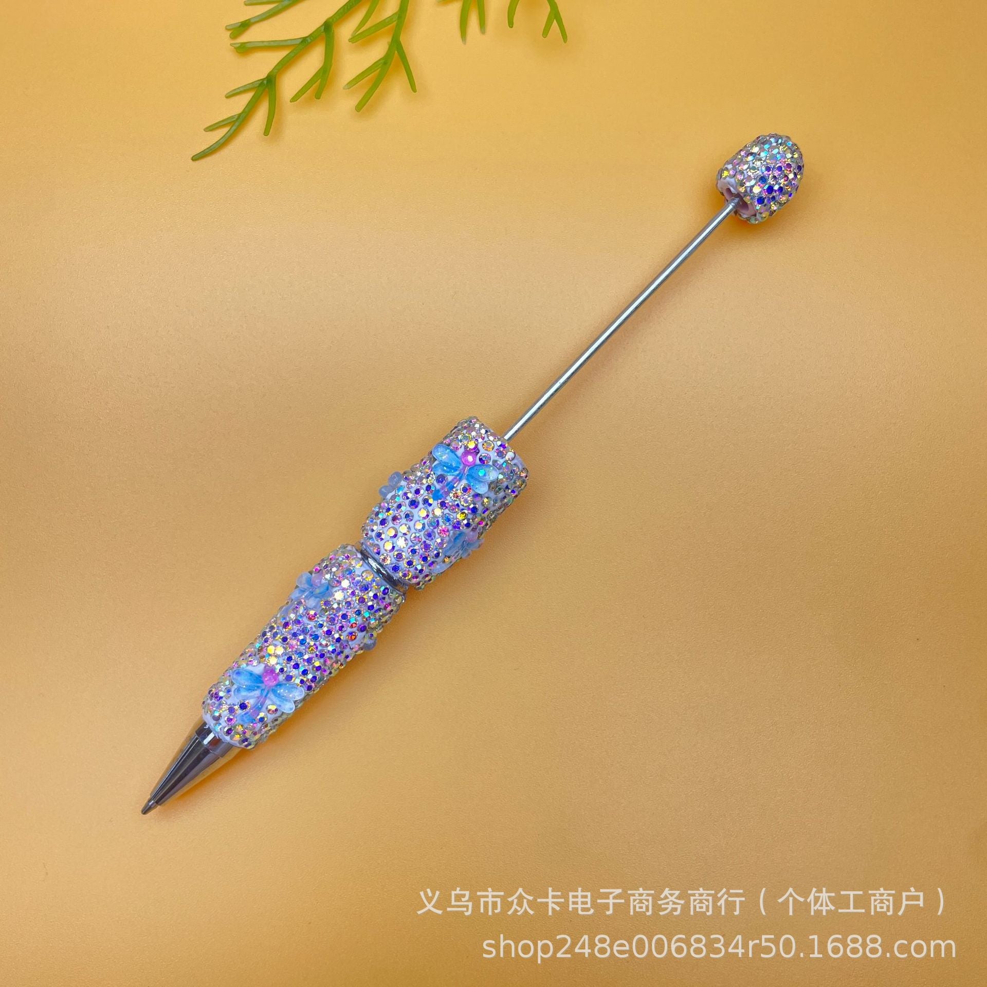 Wholesale  20pcs Dragonfly Style DIY Full Diamond Fancy Beadable Pens