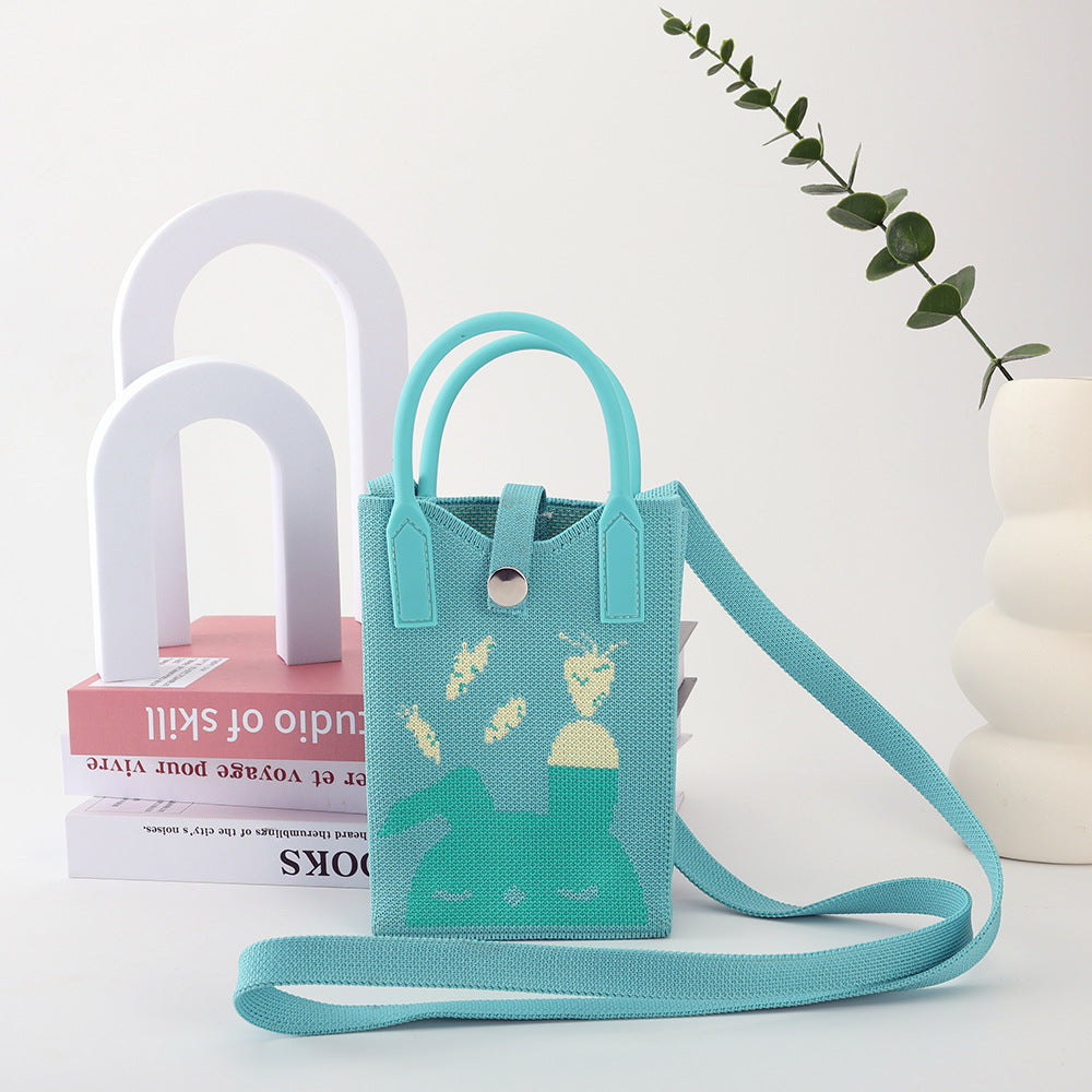 Wholesale Knitted Versatile Sweet Crossbody Handbags