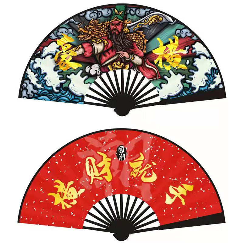 Wholesale 10 -inch Double -sided Chinese Ancient Style Folding Fan