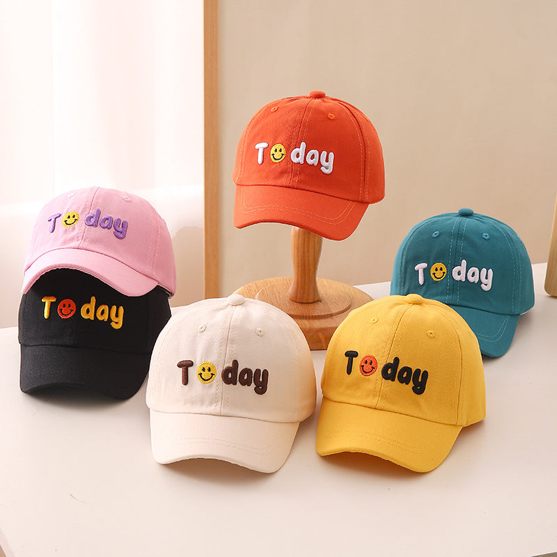 Wholesale Cotton Embroidered Letter Children's Baseball Caps