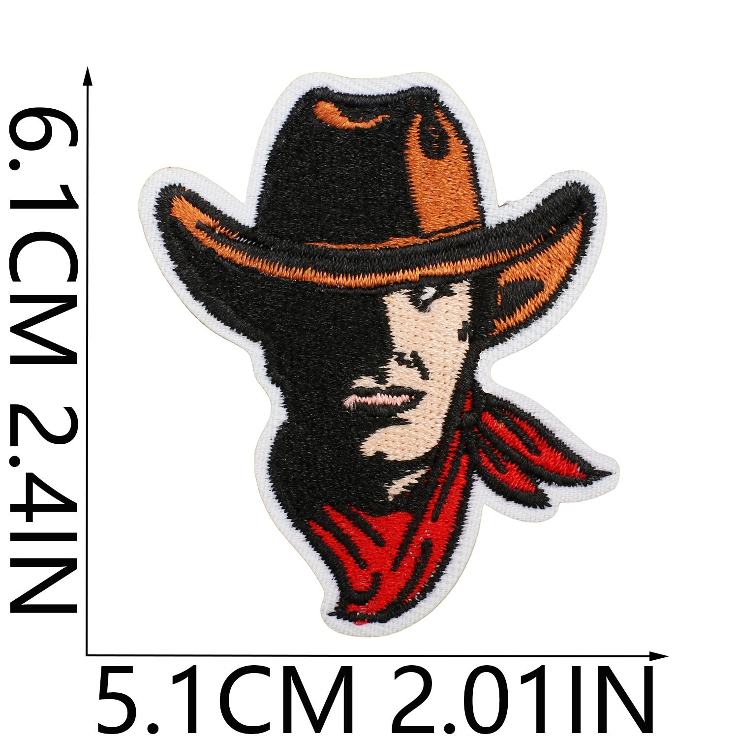 Wholesale Western Cowboy Embroidered Iron On Patch Pistol Horse Buffalo Cactus Motif For Men S Fashion Apparel
