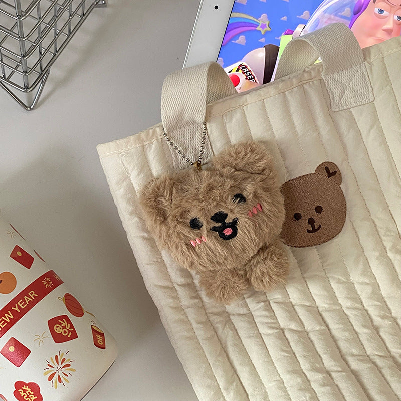 Wholesale Shy Plush Teddy Bear Keychain