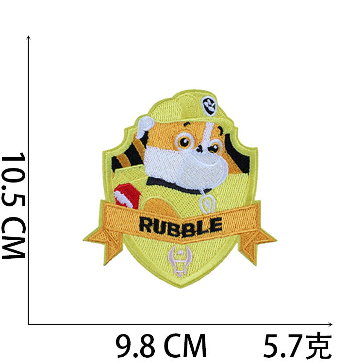 Wholesale Stylish Cartoon Dog Embroidered Patches For Clothing Bags And Laptop DIY OLY Exclusive