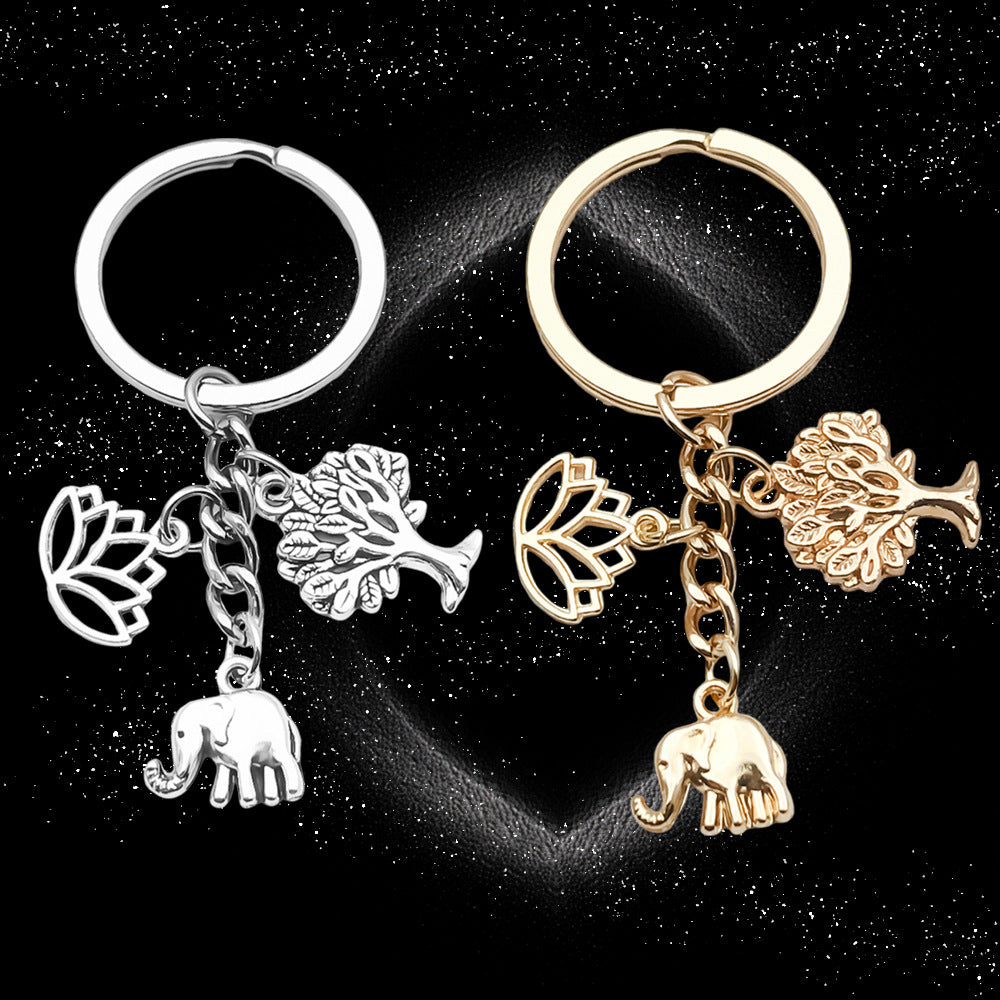 Antique silver oil drop key creative accessories