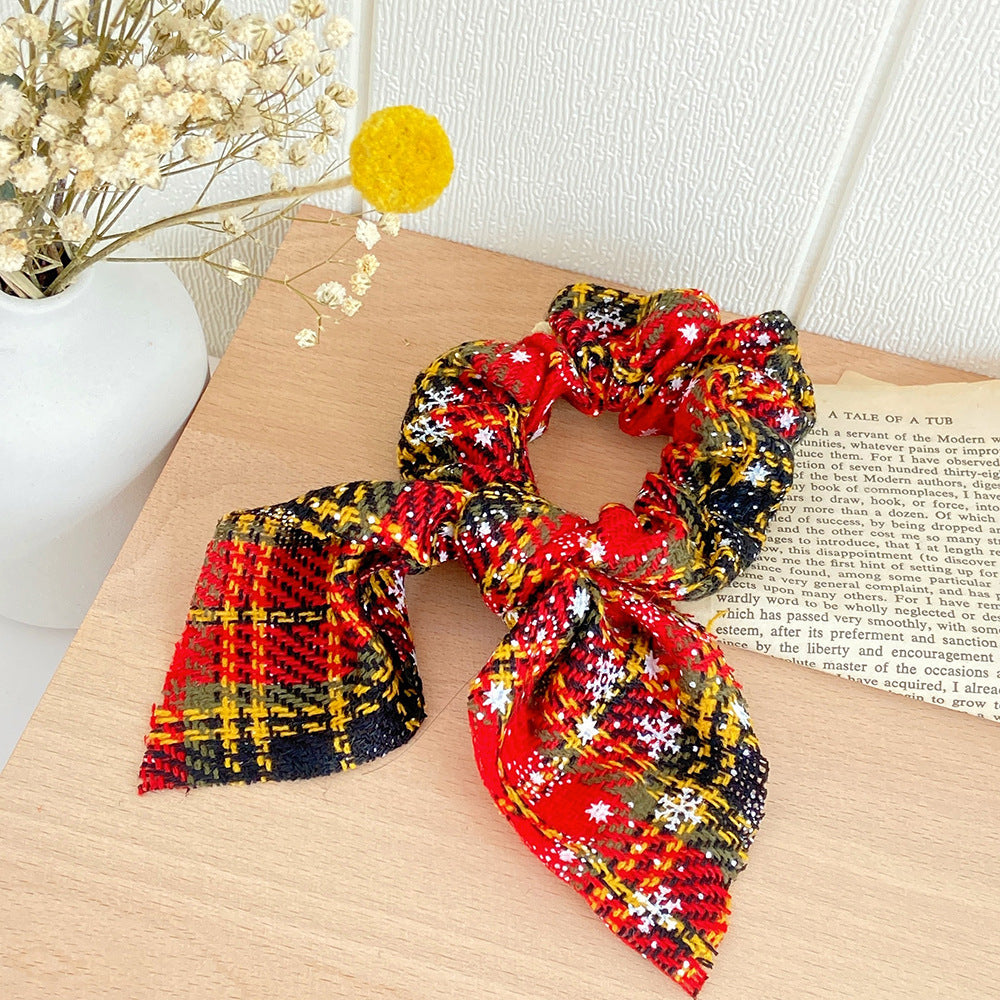 Wholesale Christmas Autumn/Winter Fabric Hair Scrunchies