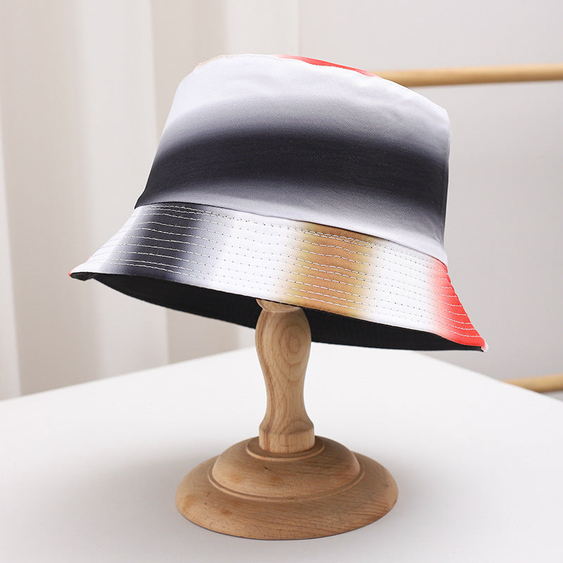 Wholesale Graffiti tie-dye bucket hat sun visor