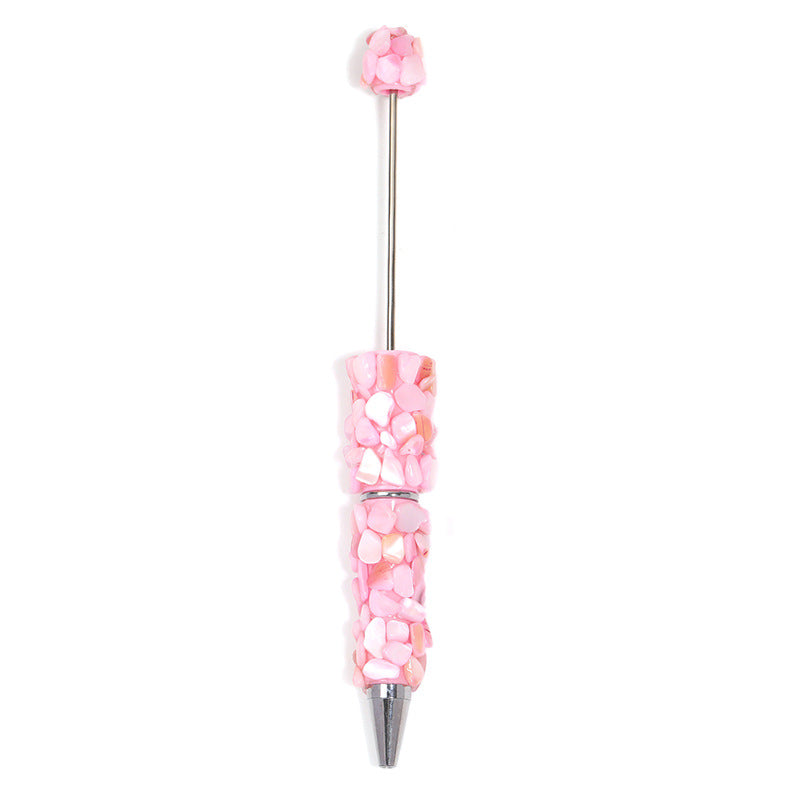 Wholesale 5pcs Colorful Shell Heavy Beaded Cute Pen DIY Creative