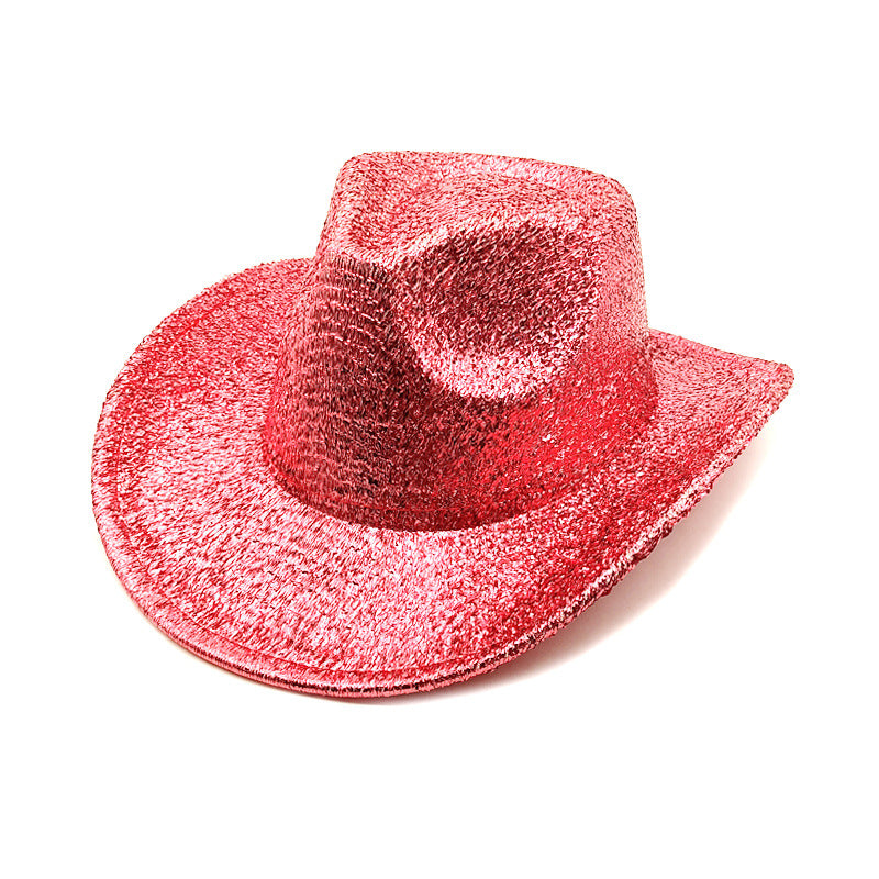 Wholesale Lace and Gold Wire Western Cowboy Hat