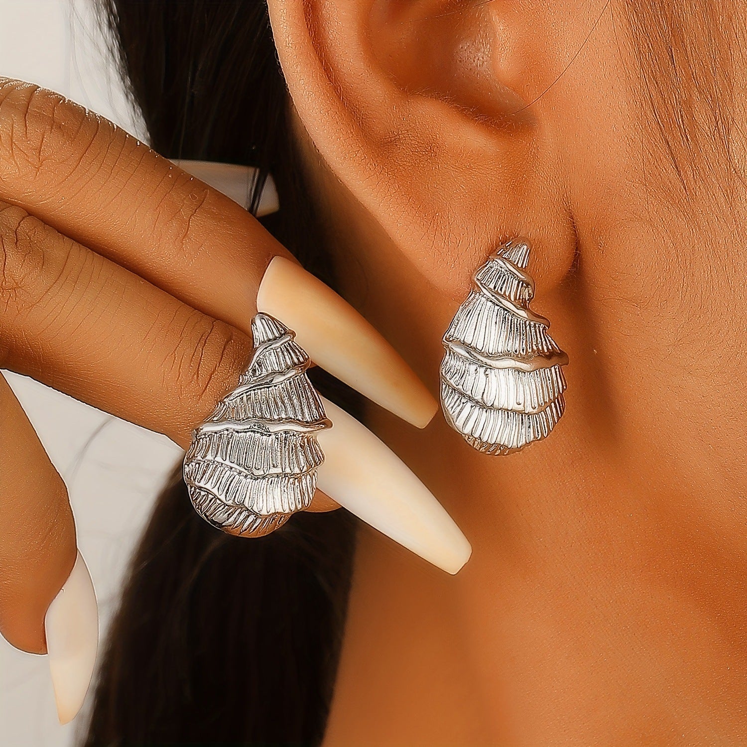 Wholesale Ocean Theme Starfish Turtle Stud Earrings For Women Trendy Alloy Jewelry Accessory Summer Beach Party Earrings Boutique Resale