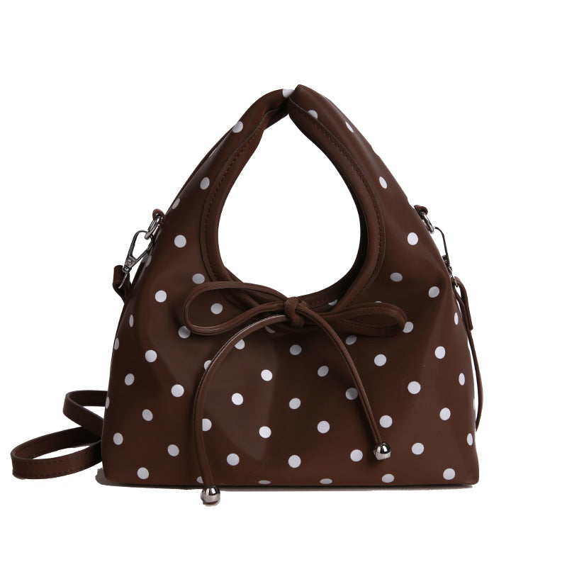 Wholesale Triangle handbag polka dot handbag shoulder bag