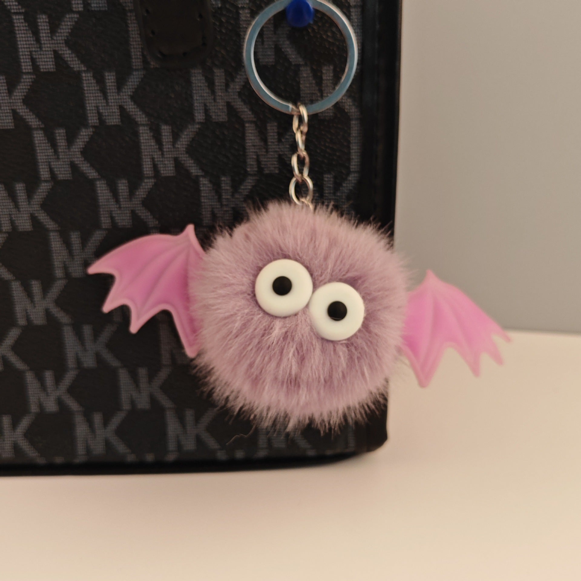 Wholesale 5pcs/pack Plush ball pendant funny keychain accessories