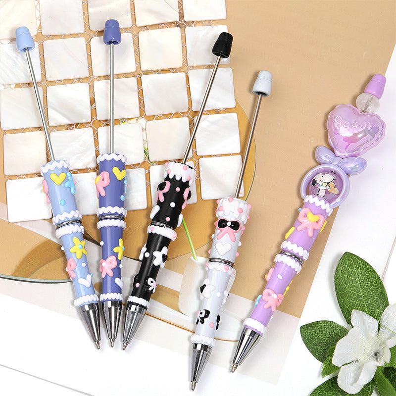 Wholesale 5pcs beadable pens Bow