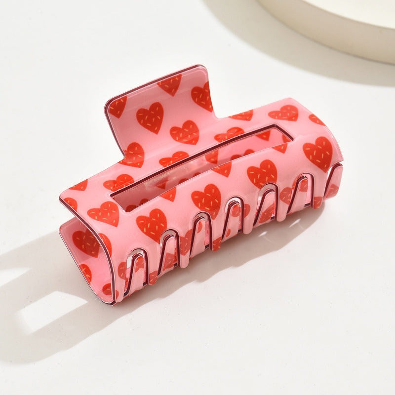 Wholesale Valentine's Day Love Back Head Sweet Elegant Grab Clip