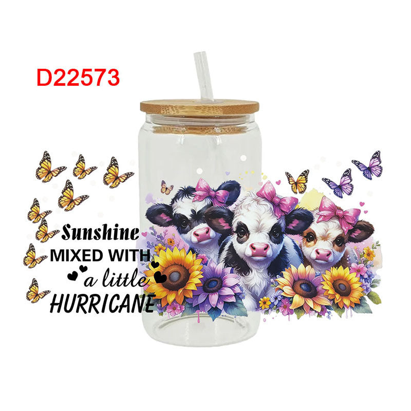 Wholesale UV Transfer Paste Glass Crystal LabelSpecial Paste for 16oz Glass Cup