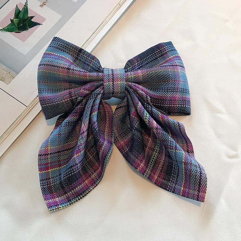 Wholesale Wholesale solid color temperament college style bow hairpin