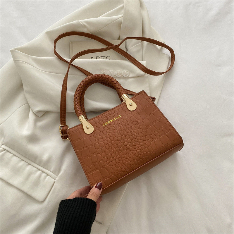 Wholesale Retro Casual Hand-held Shoulder Crossbody Small Square Bag