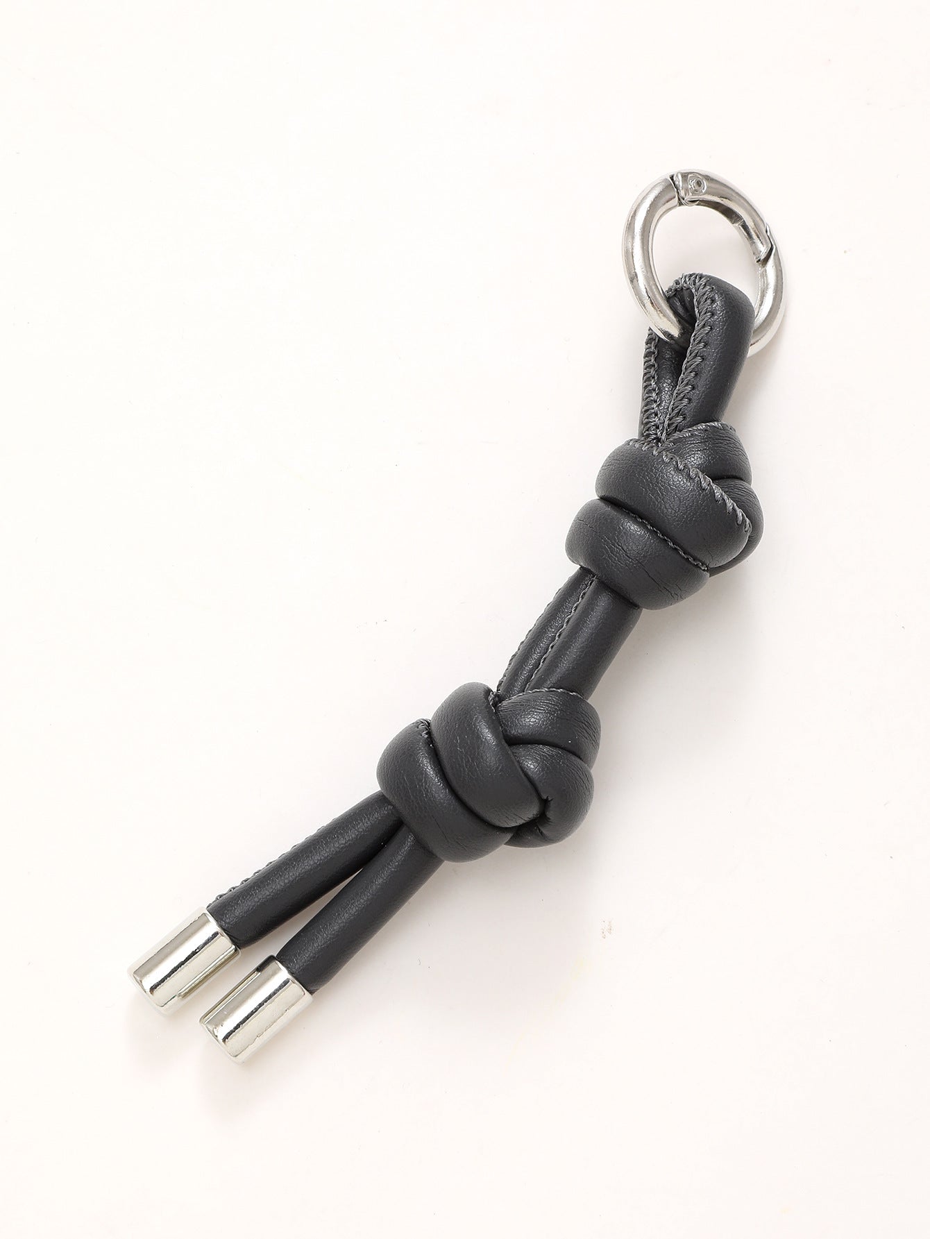 Wholesale DIY Leather Simple Candy Color Leather Rope Weaving Versatile Casual Keychains
