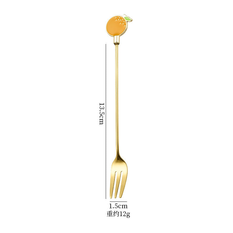 Wholesale spoon fork cartoon tableware cute dessert spoon Kitchenware