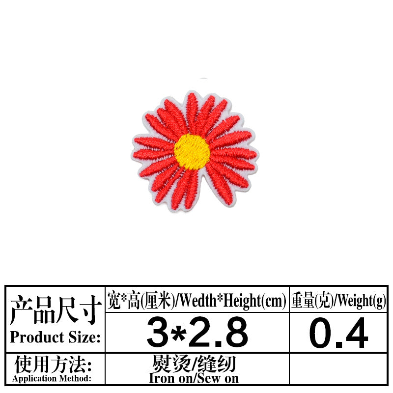Wholesale Trendy Embroidery Patches Cloth Applique For Clothing Shoes Bags DIY Decorative Accent