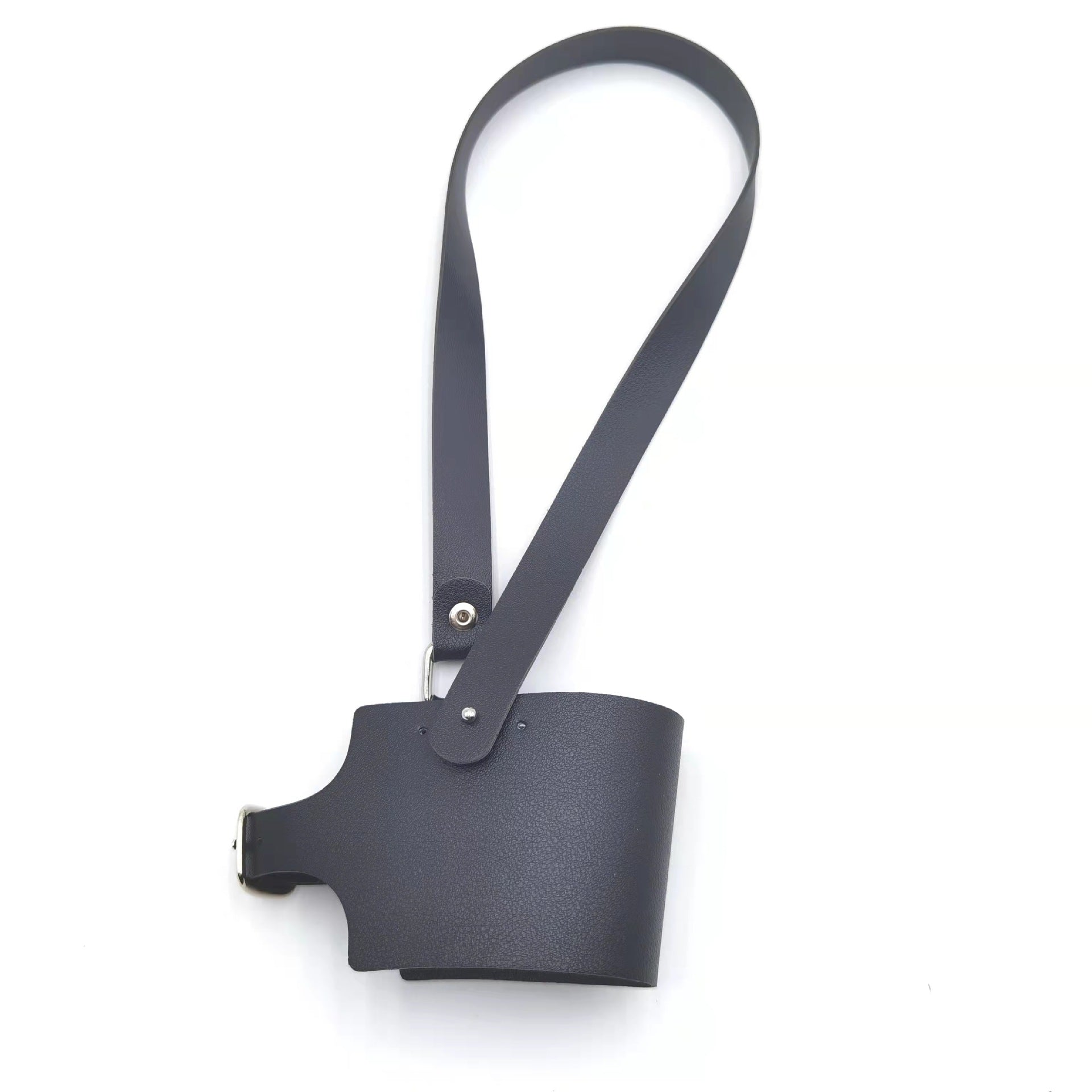 Wholesale Portable Adjustable PU Leather Diameter 75-95mm Cup Holder