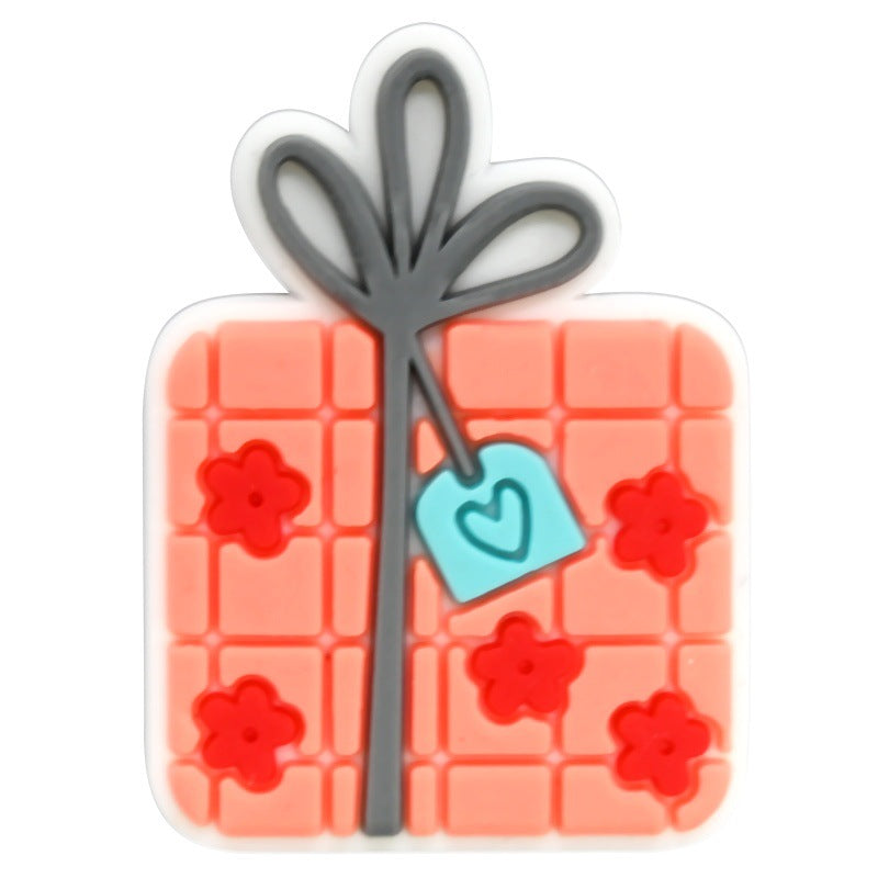 Wholesale Random 100pcs Valentine' s Day Series Blue Cartoon Croc Charms