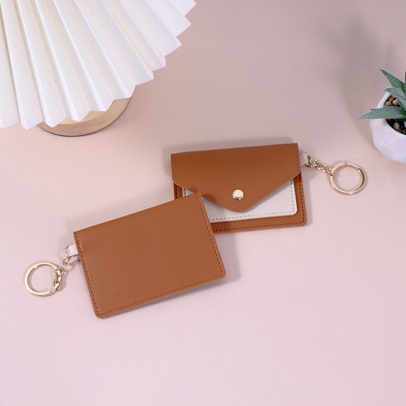 Wholesale Leather coin purse card holder multifunctional storage bag