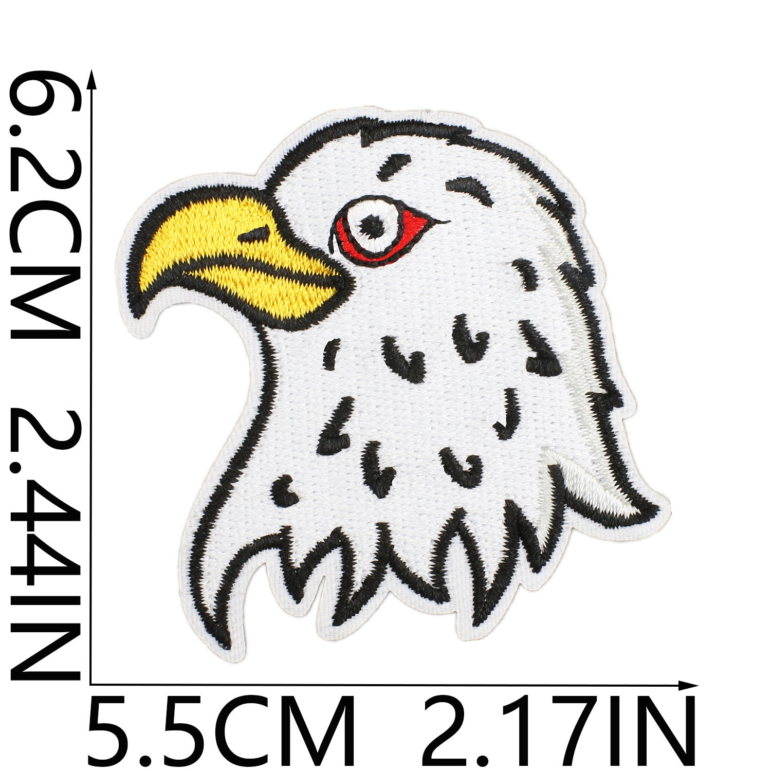 Wholesale Independence Day Flag Torch Patch Bag Embroidery Sticker Eagle