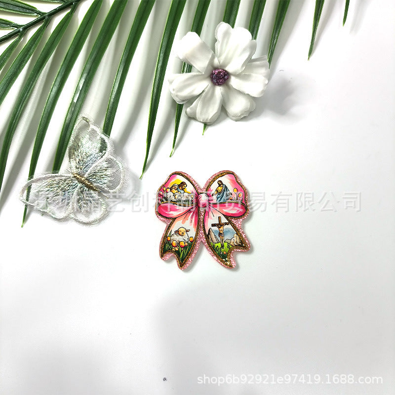 Wholesale 10pcs/pack sequin acrylic faith series DIY