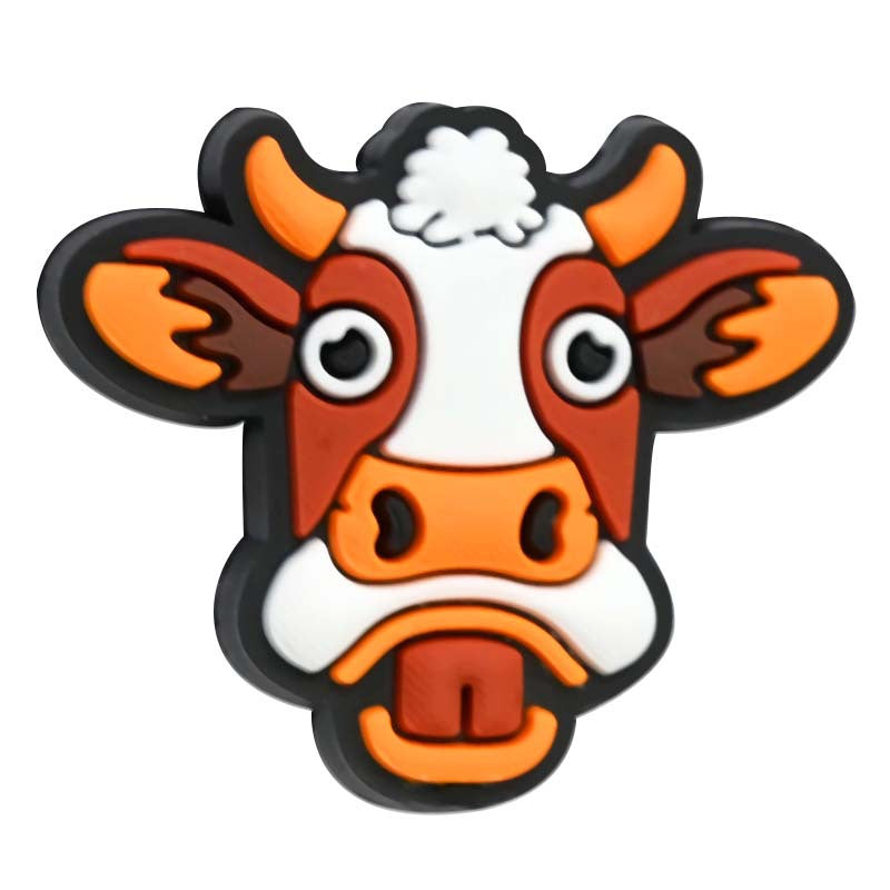 Wholesale Random100pcs Cartoon Cute Denim PVC Pen Focal Beads