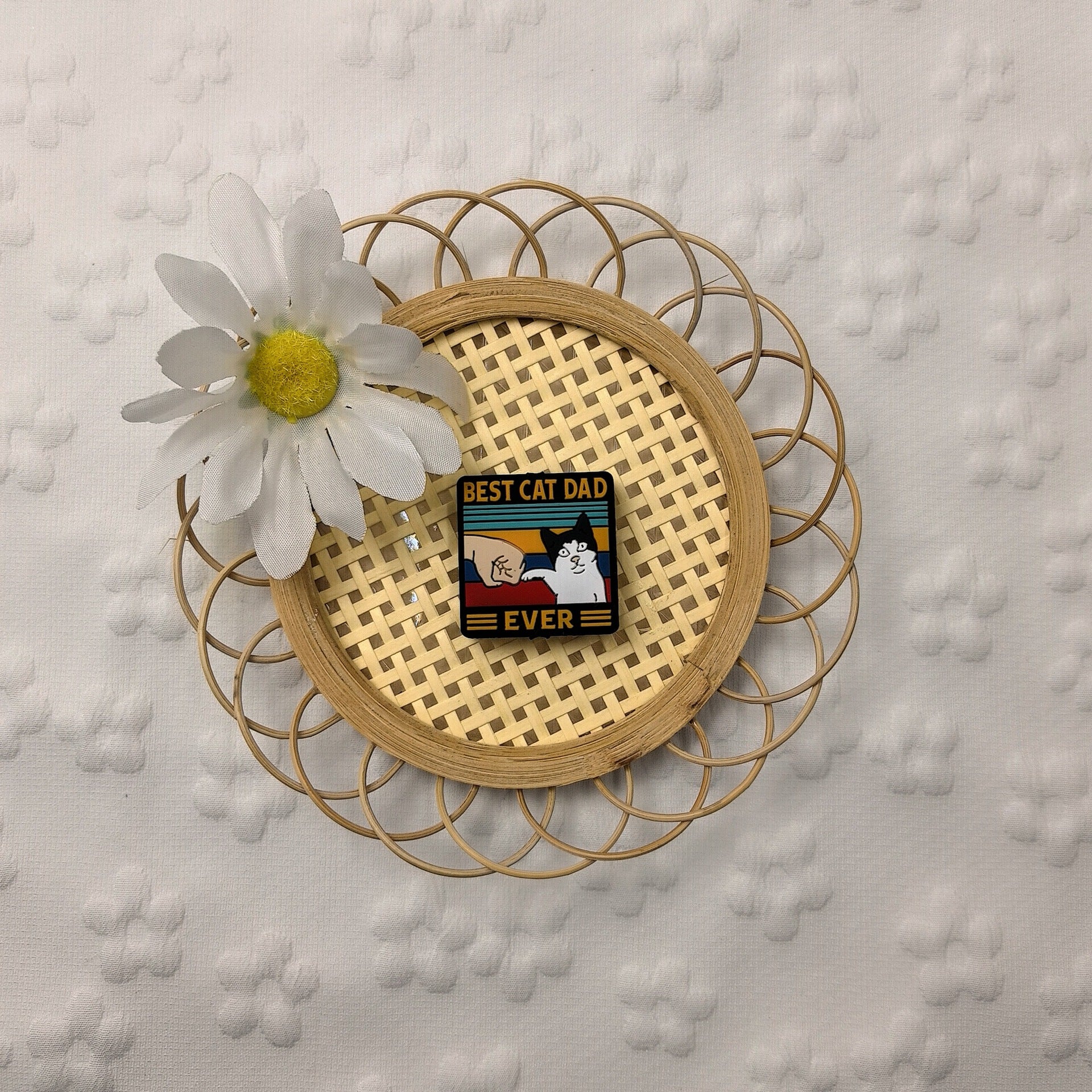 Wholesale New Cartoon Creative Father's Day Series Silicone Beads  10pcs/pack