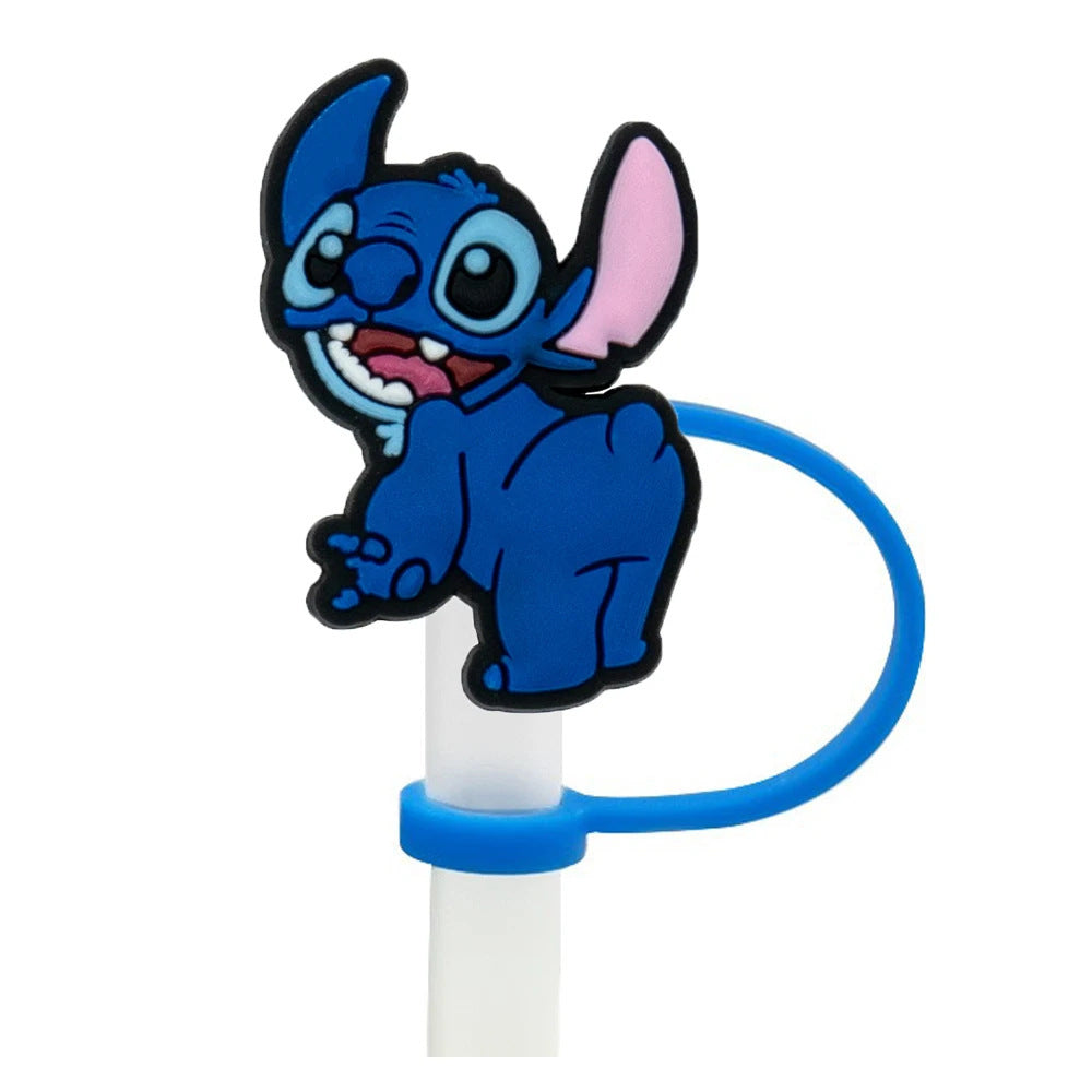 Wholesale Straw cap animation straw cartoon cover dust plug straw Straw Tube Cap OLY Exclusive