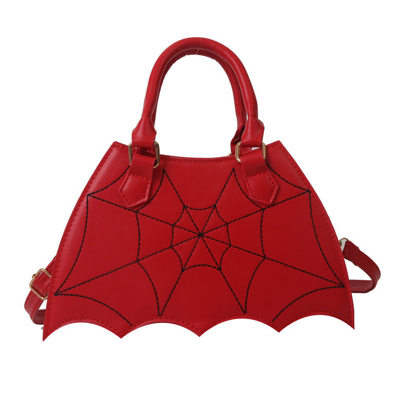 Wholesale Spider Web PU Tote Messenger Bag