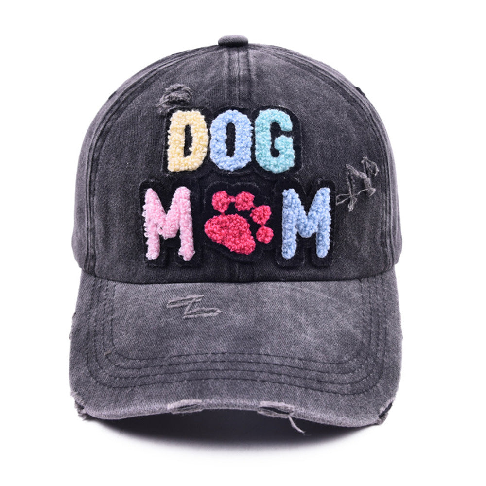 Wholesale Cotton Embroidered Letters DOG MAMA Baseball Cap