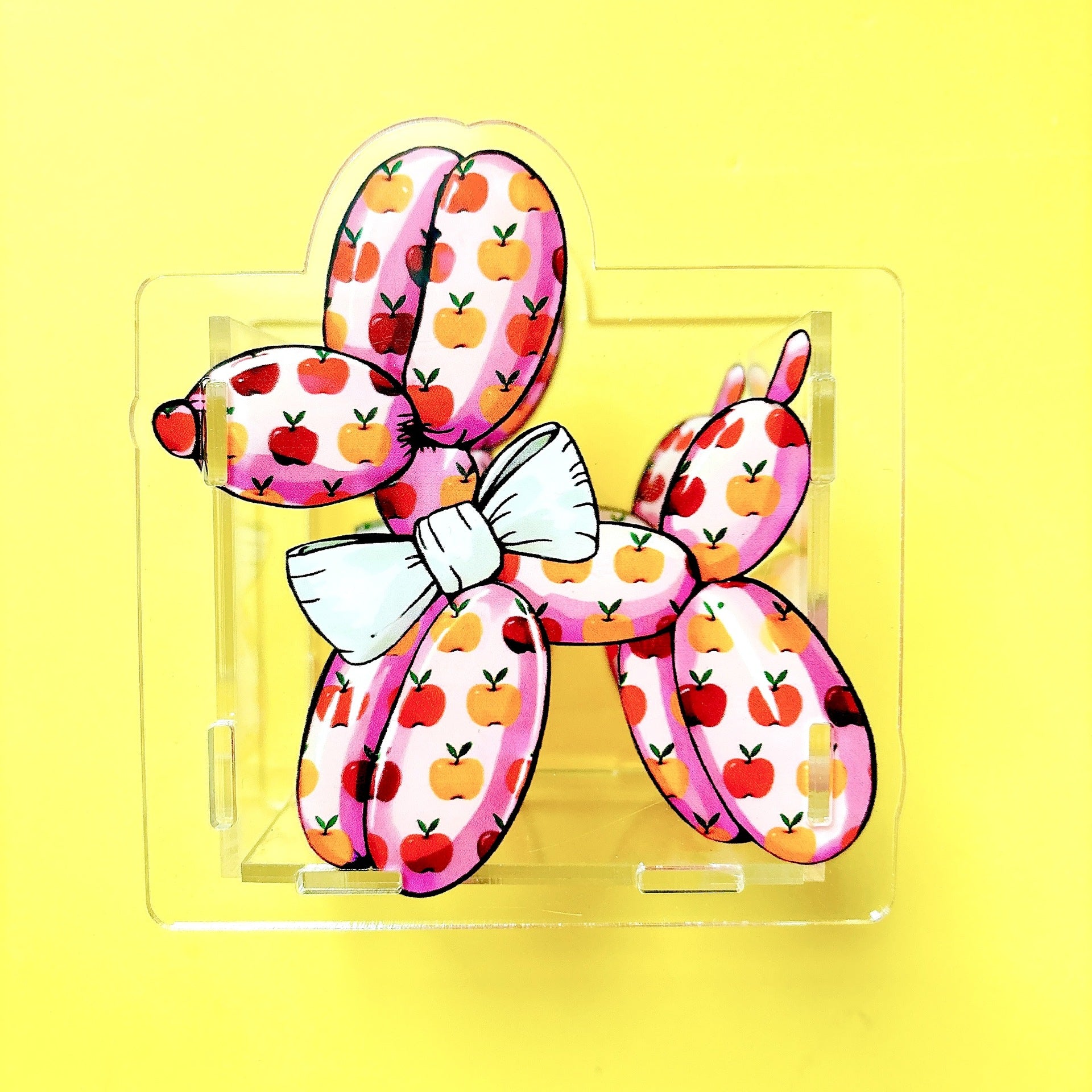 Wholesale New dog acrylic pen holder pencil box stationery storage diy 10cm