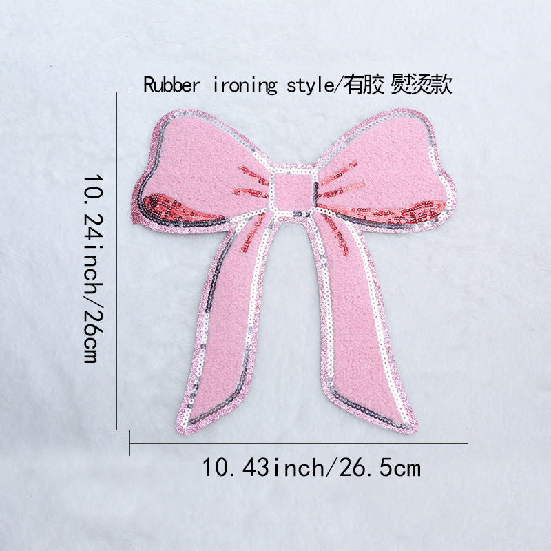 Wholesale Colorful and diverse bow embroidery DIY Patches