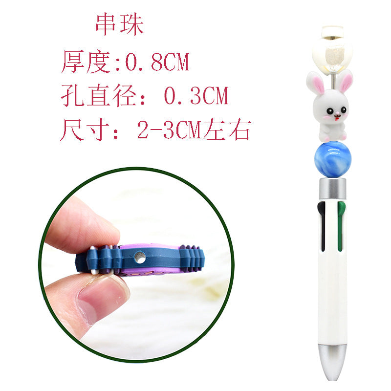 Wholesale Random 100pcs cartoon cute animal 3D Focal Beads