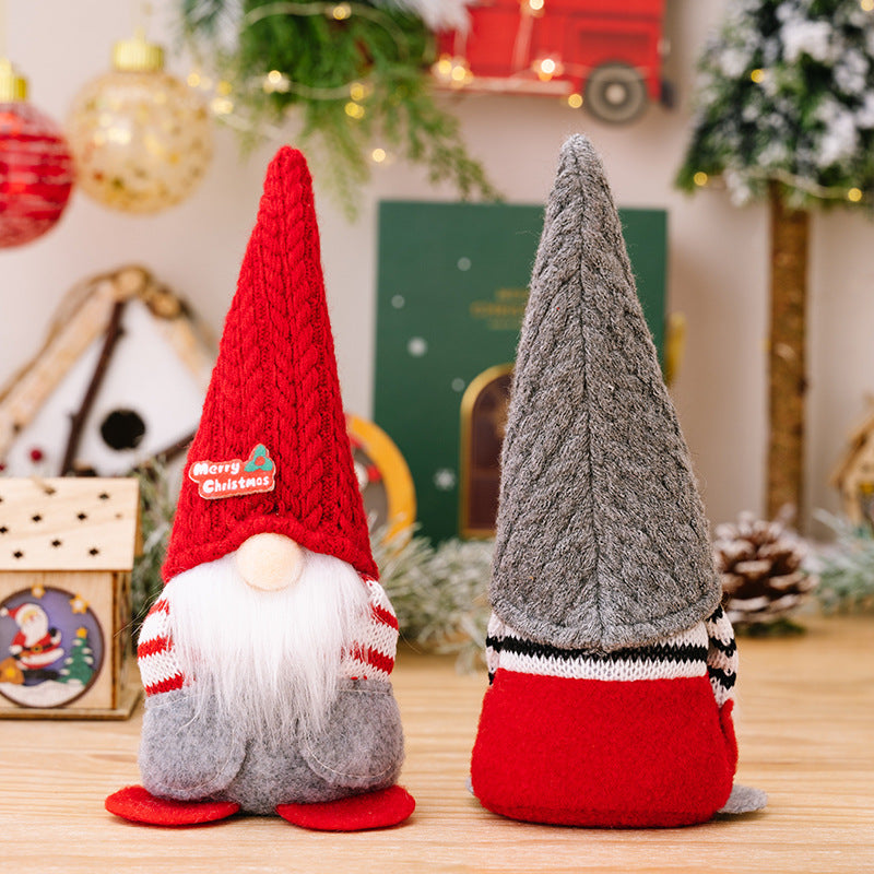 Wholesale Christmas Pointed Hat Doll Decoration
