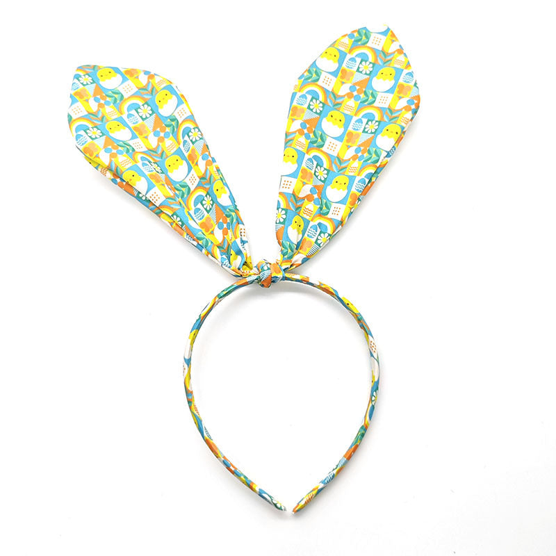 Wholesale Easter colored cartoon rabbit ear headband