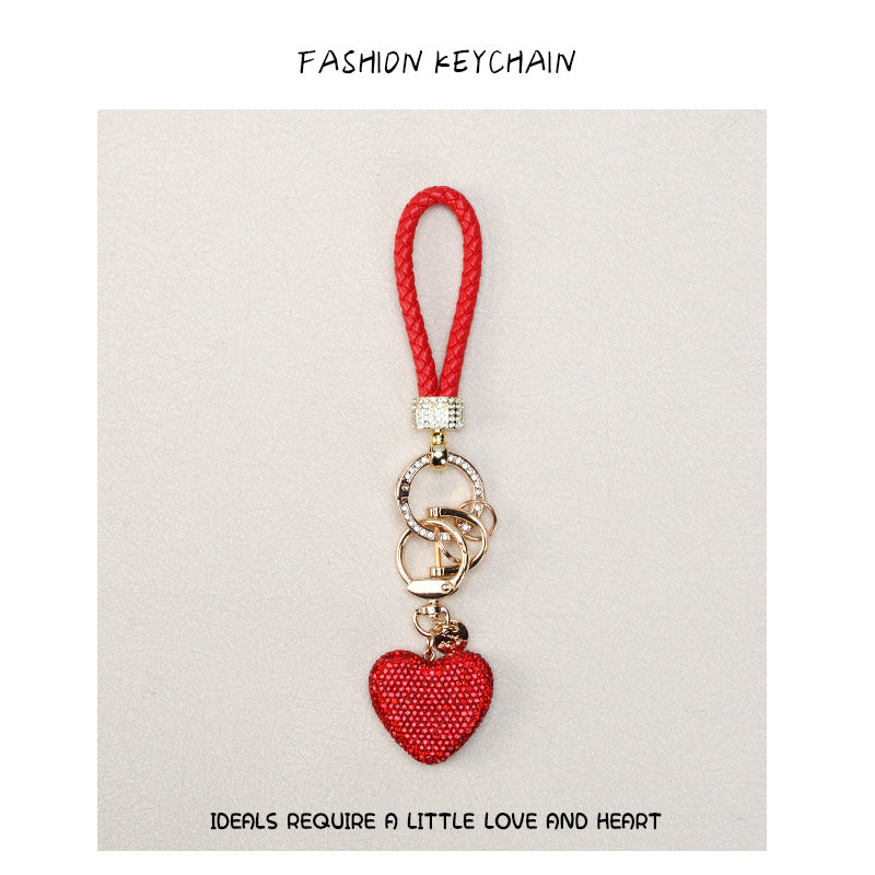 Wholesale Diamond Heart Keychain