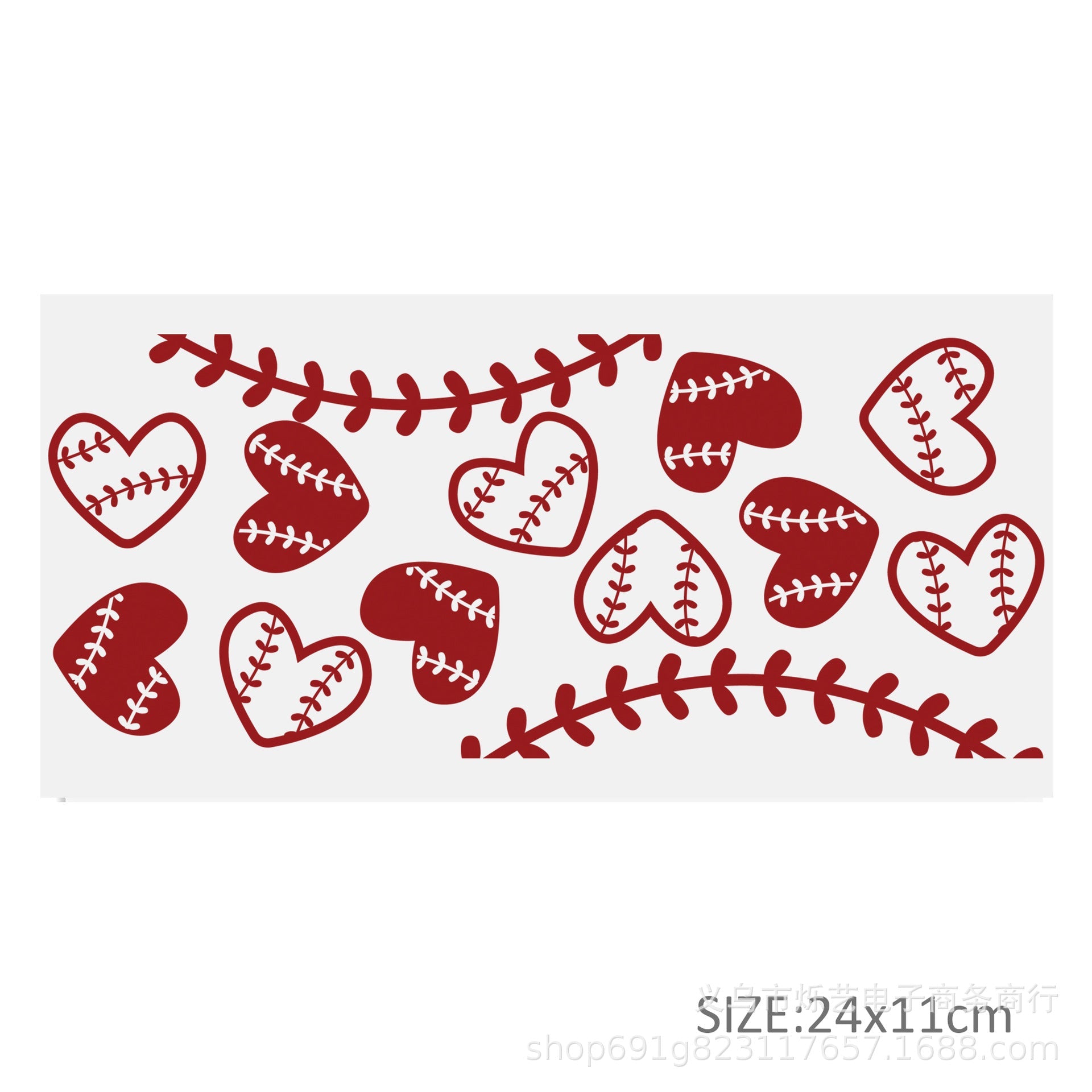 Wholesale 5pcs Sunflower Rainbow Series UV DTF Transfer Crystal Cup Sticker 24cmX11cm