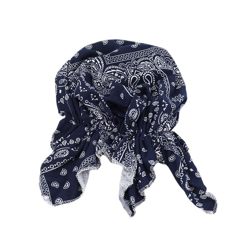 Wholesale Pirate Single Layer Cashew Flower Cotton Polyester Hat